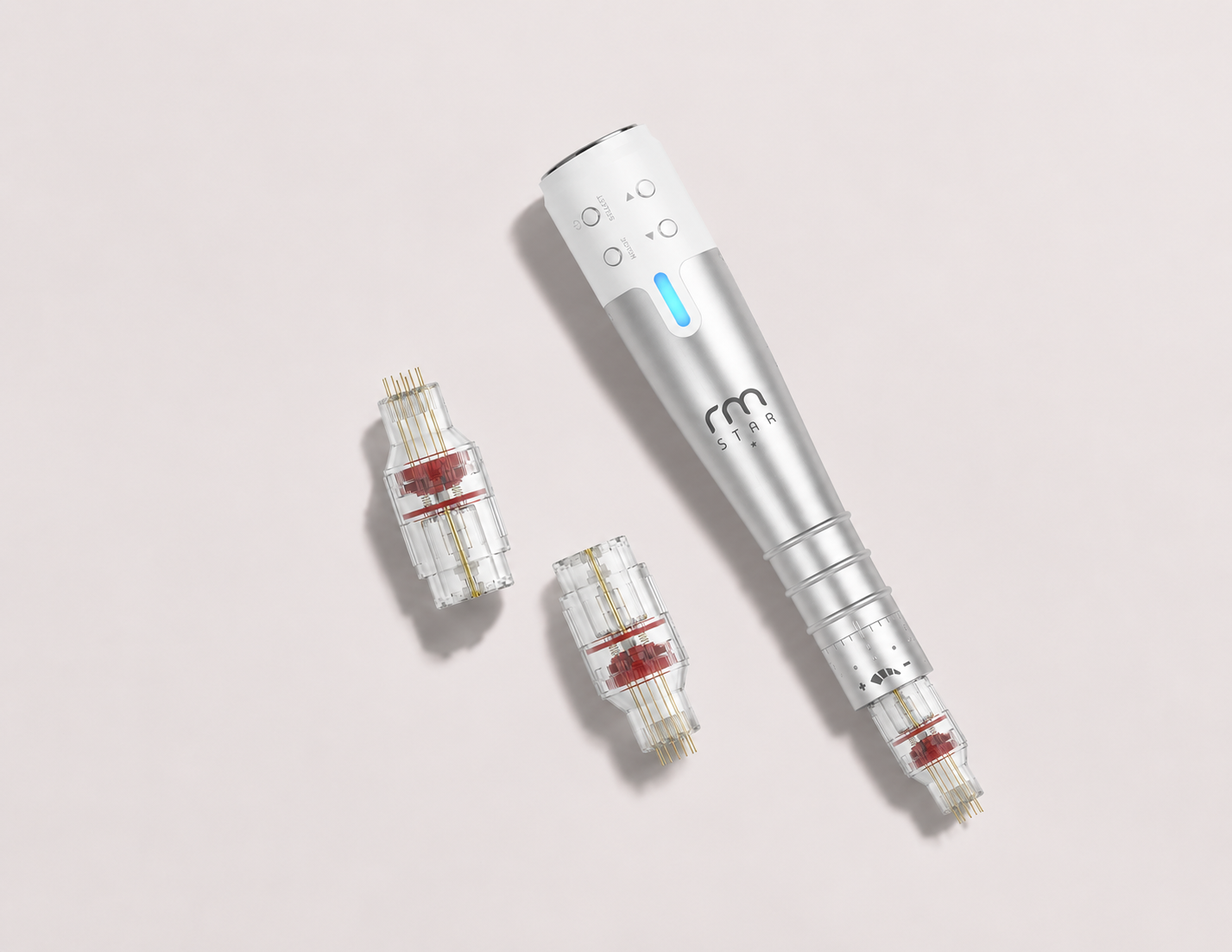 RM Star RF Microneedling Pen mit Cartridges